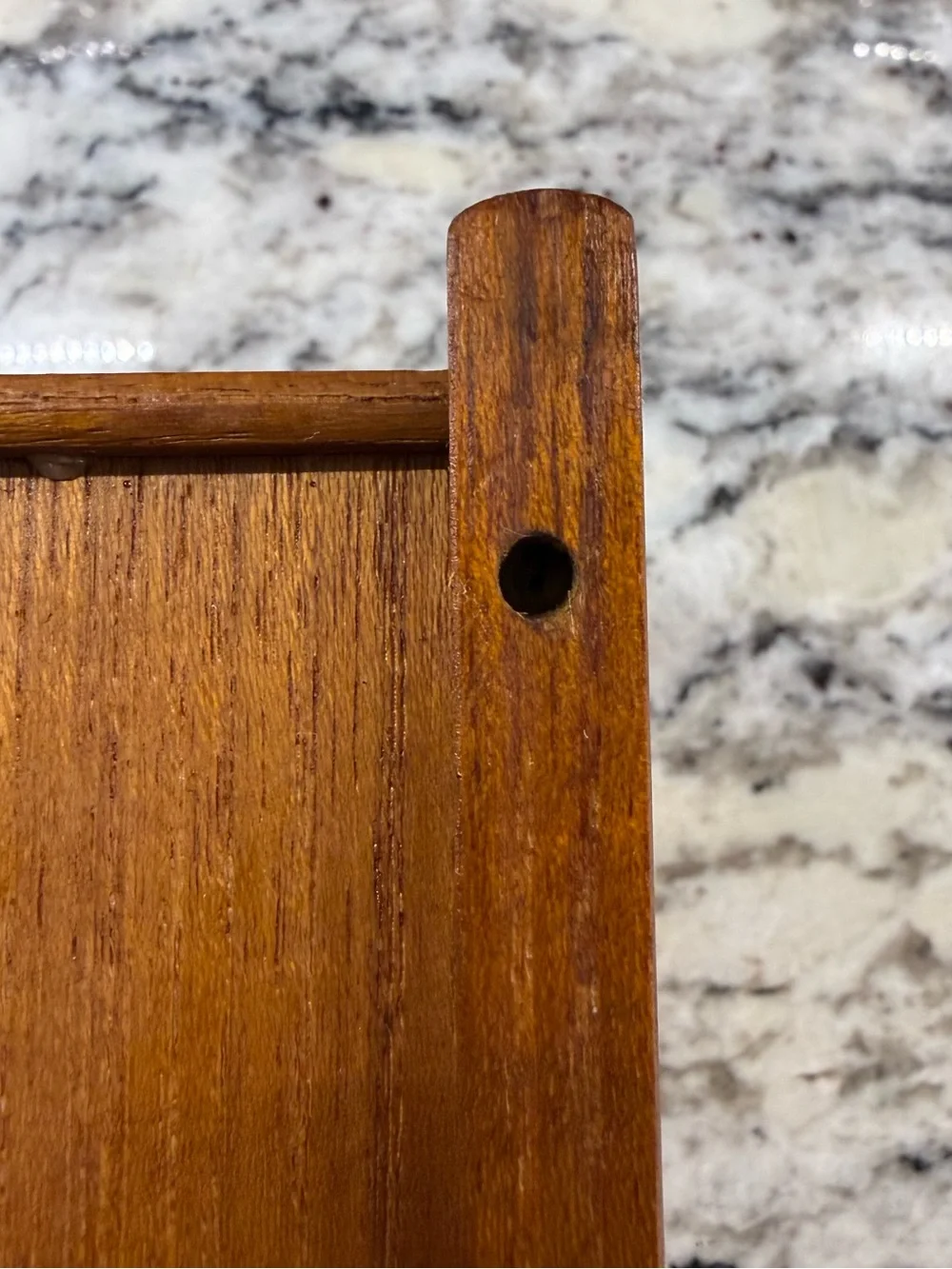 VTG Oak Wood Tambour Roll Top Desk Organizer Mail Sorter ALS Industries MCM